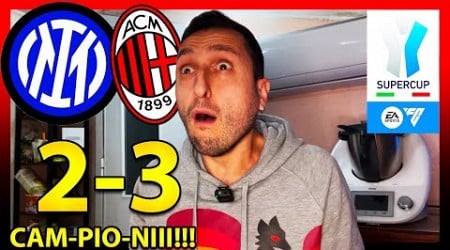 [GOL DI ABRAHAM E ODISSEA IN LIVE] INTER-MILAN 2-3: CLA-MO-RO-SIS-SI-MIS-SI-MOOO‼️