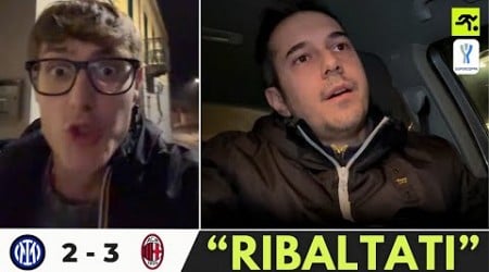 INTER MILAN 2 3 | TIFOSI MILANISTI IMPAZZITI: “SUPERCOPPA IN FACCIA!!” | TIFOSIAMO