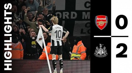 Arsenal 0 Newcastle United 2 | Carabao Cup Highlights