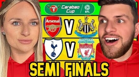 CARABAO CUP SEMI FINAL PREDICTIONS