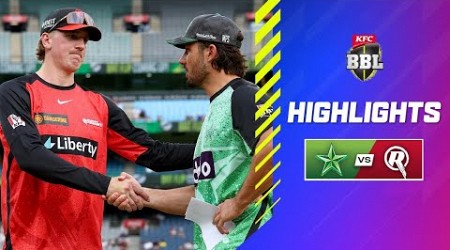 Melbourne Stars v Melbourne Renegades Match Highlights | #BBL14