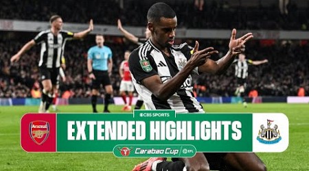 Arsenal vs. Newcastle United: Extended Highlights | Carabao Cup | CBS Sports Golazo