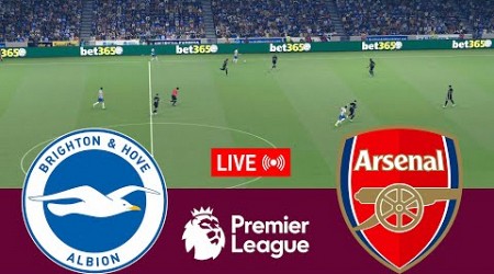 [LIVE] Brighton Hove Albion vs Arsenal Premier League 24/25 Full Match - Video Game Simulation