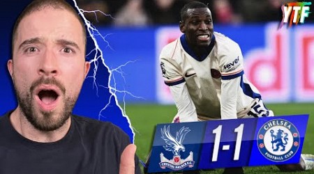 CHELSEA CAN&#39;T FINISH THEIR DINNER AS MARESCA LEAVES IT LATE AGAIN! | Crystal Palace 1-1 Chelsea