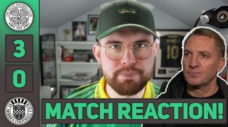 13 POINTS CLEAR BUT RODGERS NOT HAPPY... | CELTIC 3-0 ST MIRREN | MATCH REACTION!