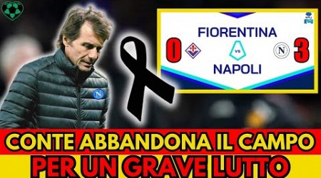 Antonio Conte abbandona la conferenza in diretta per un grave lutto: Ecco chi è morto..