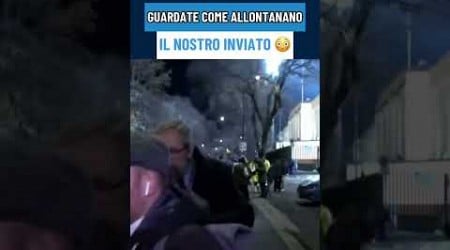 Inviato di CN24 allontanato dall&#39;esterno del Franchi 