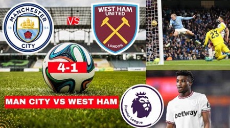 Man City vs West Ham 4-1 Live Stream Premier League EPL Football Match Score 2025 Highlights FC