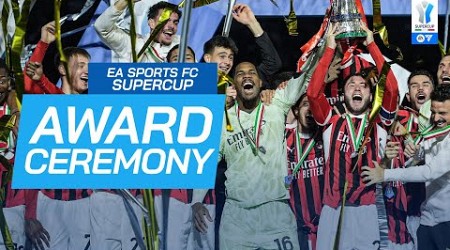 Milan Celebrate 8th Supercup After Thrilling Derby Win | Award Ceremony | EA Sports Supercup 2025