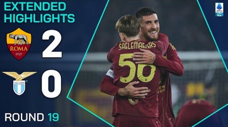 ROMA-LAZIO 2-0 | EXTENDED HIGHLIGHTS | SERIE A 2024/25