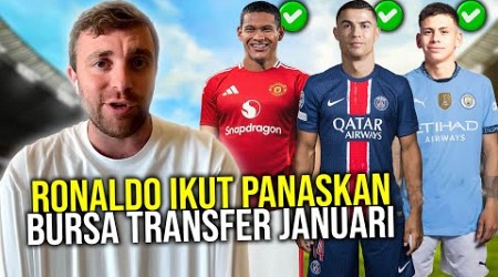 CRISTIANO RONALDO IKUT PANASKAN BURSA TRANSFER JANUARI, MAN CITY PERCEPAT KEDATANGAN TITISAN MESSI!