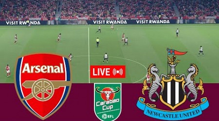 [LIVE] Arsenal vs Newcastle United EFL Carabao Cup 24/25 Full Match - Video Game Simulation