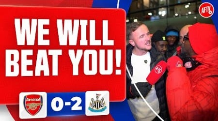 We Will Beat You! (TY &amp; Newcastle Fan Argue) | Arsenal 0-2 Newcastle