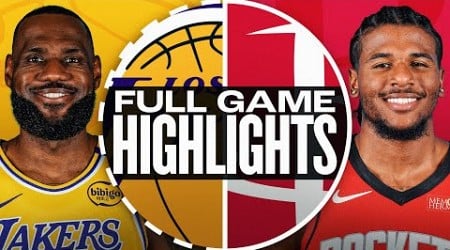 LAKERS at ROCKETS | FULL GAME HIGHLIGHTS | January 5, 2025