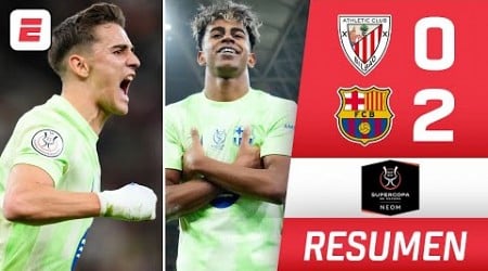 BARCELONA avanzó a la FINAL de la SUPERCOPA tras vencer 2-0 al ATHLETIC CLUB | Supercopa