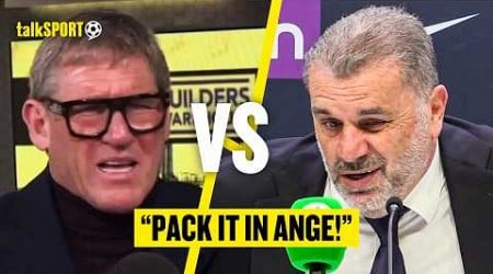 &quot;Talks Absolute BALDERDASH!&quot; Simon Jordan SLAMS Ange Postecoglou For Epic VAR Rant