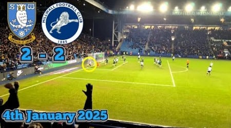 Gabriel Otegbayo scores his first ever Wednesday goal | SWFC 2 - 2 Millwall | 4th January 2025 #swfc