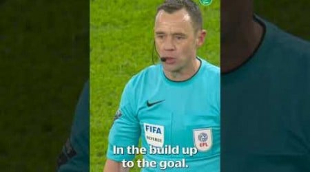 A first for VAR in English Football! 