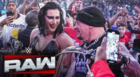 The Undertaker celebrates with Rhea Ripley: Raw highlights, Jan. 6, 2025