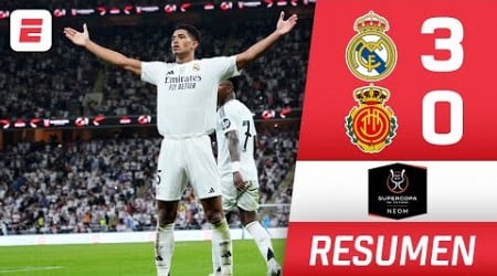 REAL MADRID 3-0 MALLORCA. Goles Bellingham y Rodrygo. FINAL ante el BARCELONA | Supercopa de España