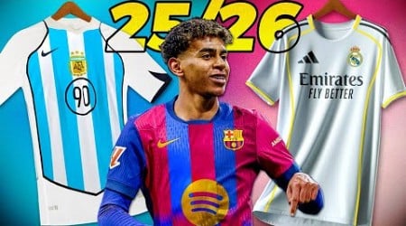 NUEVAS CAMISETAS 2025/26 | Barcelona, Real Madrid, Argentina y más