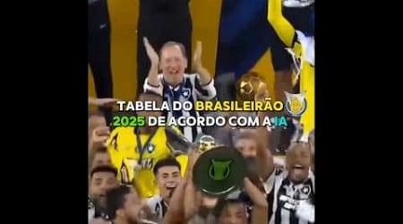 Tabela do Brasileirão Série A de acordo com a IA