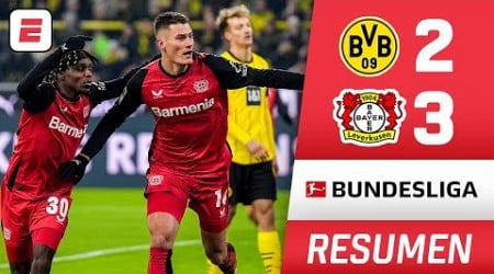 Bayer Leverkusen le ganó UN PARTIDAZO al Borussia Dortmund y ACECHA al Bayern Munich | Bundesliga