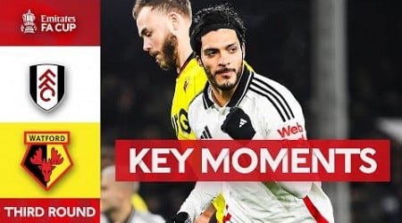 Fulham v Watford | Key Moments | Third Round | Emirates FA Cup 2024-25