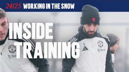 Working In The Snow ❄️ | INSIDE TRAINING