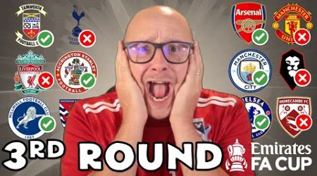 FA CUP 3rd ROUND - PREDICTIONS