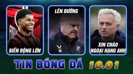 TIN SÁNG (10/1): MAN UTD BIẾN ĐỘNG LỚN; EVERTON SA THẢI SEAN DYCHE; MOURINHO TRỞ LẠI PREMIER LEAGUE