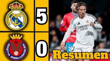 Deportiva Minera vs Real Madrid (0-5) | All Goals &amp; Extended Highlights| Resumen del Real Madrid hoy