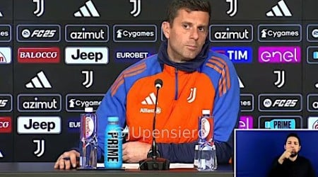 Conferenza stampa THIAGO MOTTA pre Torino-Juve: &quot;Polemiche sull&#39;ossessione di vincere? Vincere è...&quot;