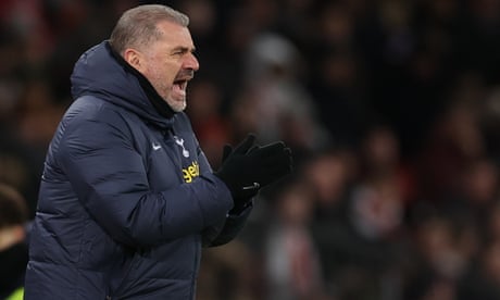 'My players are giving me everything': Ange Postecoglou on draw with Man Utd – video